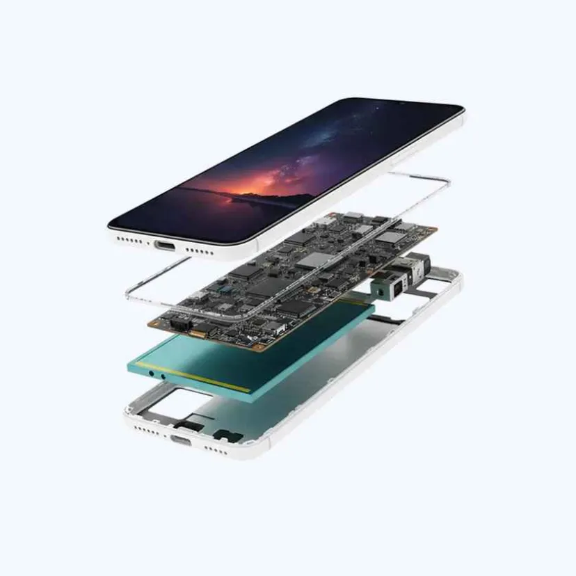 Смартфон Zyra Mobile A55G (белый, ОЗУ 12 ГБ, память 512 ГБ)