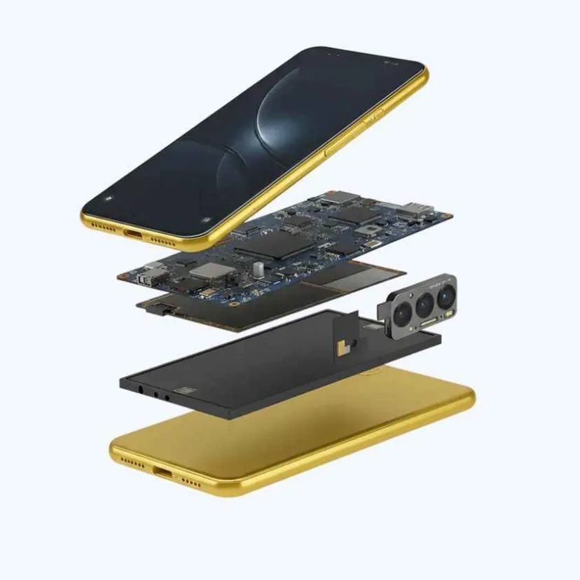 Смартфон Zyra Mobile X6-Y5 (желтый, ОЗУ 8 ГБ, память 256 ГБ)